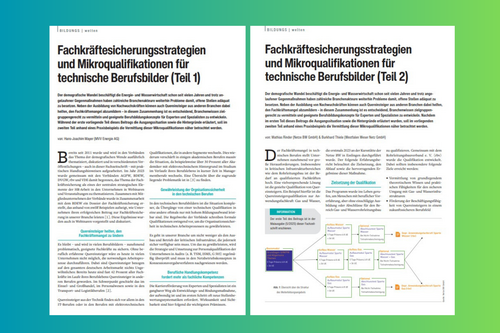 Fachkräftesicherungsstrategien und Mikroqualifikationen für technische Berufsbilder