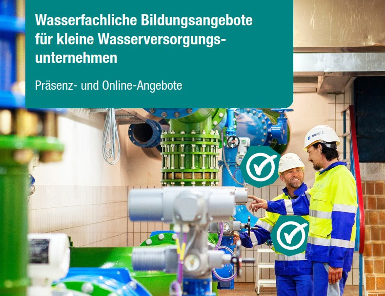  Neue Broschüre: Bildungsangebote für kleine Wasserversorgungsunternehmen.